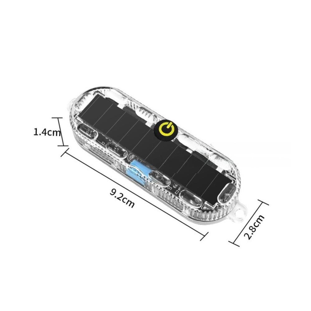 Solar Charging Solar Warning Light Waterproof Design Anti-rear Collision Light Emergency Warning