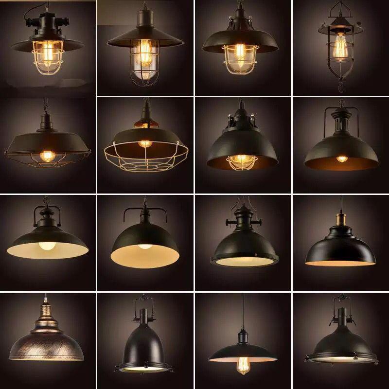 American Retro Wrought Iron Pendant Lamp for Restaurants and Bars