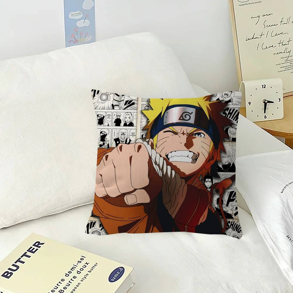 Anime Uzumaki Naruto  Cushion Cover 30x50 Polyester Sofa Cushions Decorative Throw Pillows Home Decoration Pillowcover