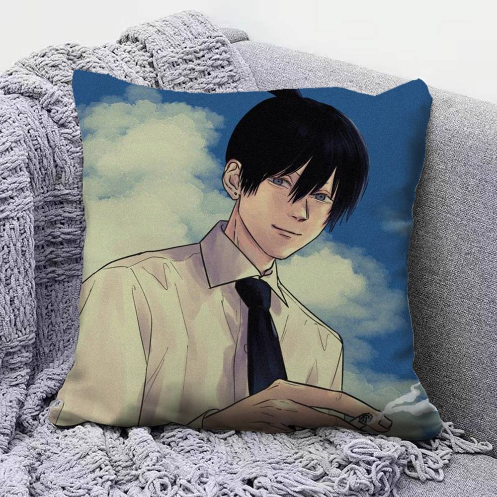 Hayakawa Aki Chainsaw Man Home Sofa Cushion Covers and Aecorative Custom Pillow Covers
