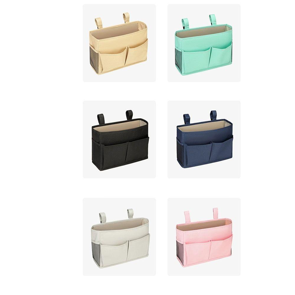 Removable Bedside Storage Organizer Bag Washable Bed Hanging Pouch  Magazine Holder