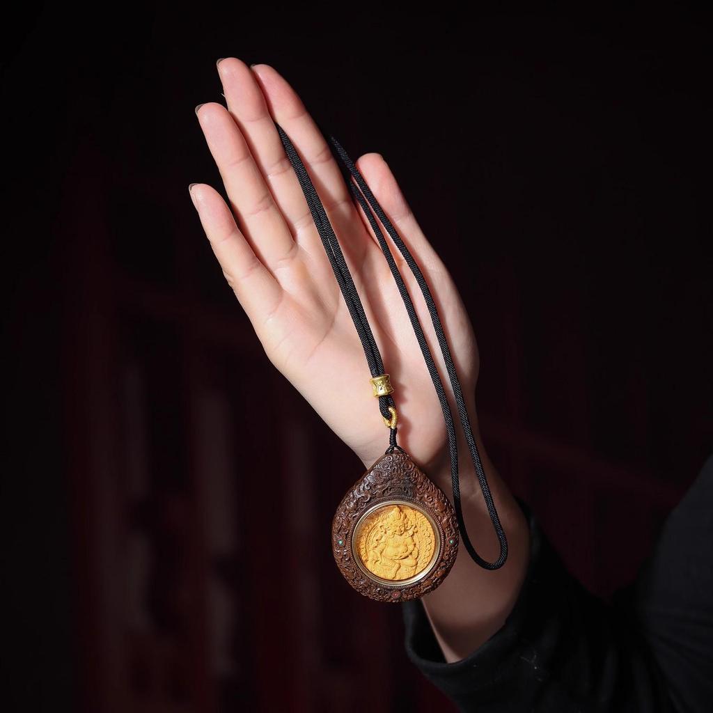 Chengui Zhao Gongming Martial God of Wealth Pendant Necklace – Five Ways God of Wealth Design for Men and Women
