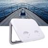 Marine Deck Access Hatch 17.3x12.4in 180° Openning Heavy Duty Non Slip Rectangular Boat Deck Hatch Lid Marine Deck Access Hatch