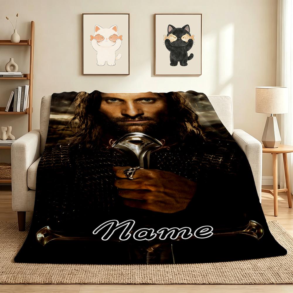 Custom Name Journey Courage Flannel Blanket Throw Blanket Soft Warm Sofa Bed home Decor Unique Gift