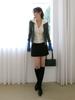 Tieseueichi Collared Layered Knit 3 Colors