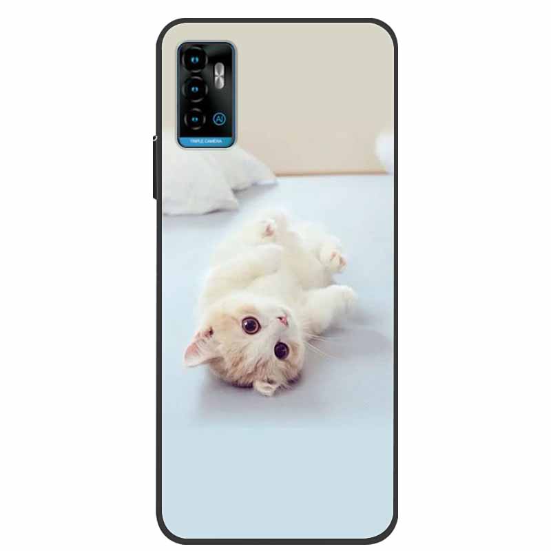 For ZTE Blade A71 Case Shockproof Soft silicone TPU Back Cover For ZTE BladeA71 Phone Cases for ZTE Blade A 71 2021 Cute Cartoon