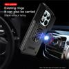 KEYSION Shockproof Case for Xiaomi Redmi Note 15 Pro+ 5G Slide Camera Protection Metal Ring Stand Phone Cover for Redmi Note 15 4G 5G