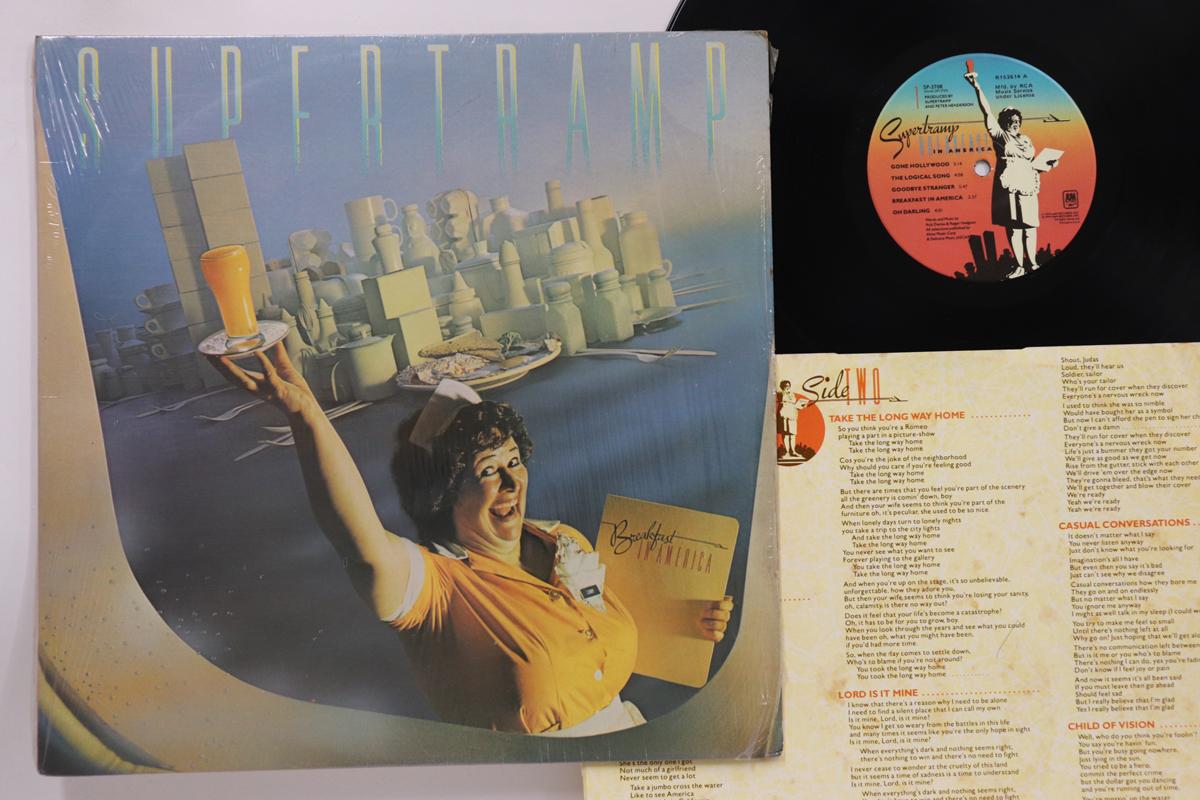 

LP Record SUPERTRAMP - Breakfast In America SP3708 A&M 1979 US Rock Used