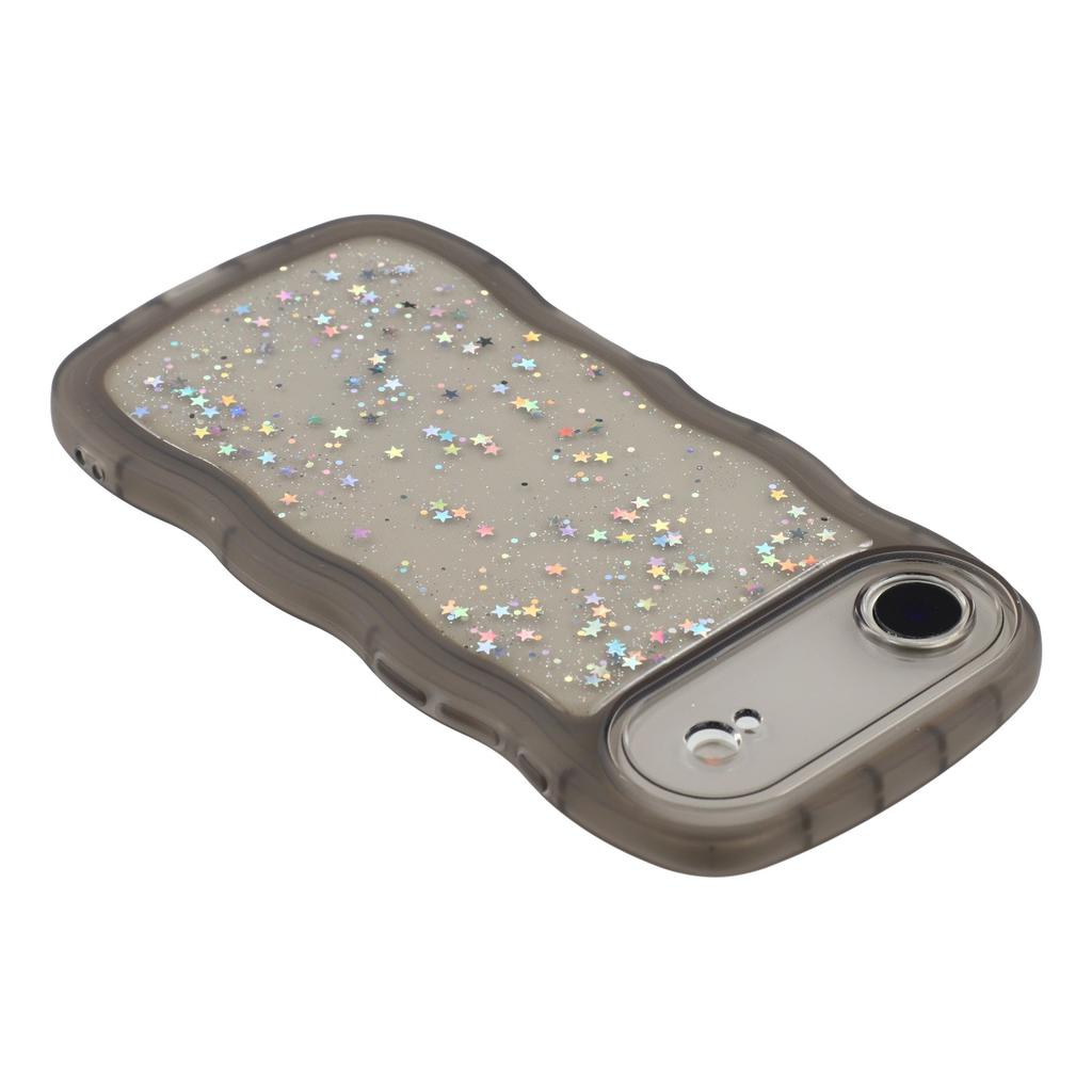 For iPhone Air Case Wavy Edge Epoxy TPU Shockproof Phone Cover