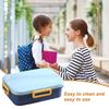 Stainless Steel Lunch Box Stainless Steel Leakproof Food Containers Large Capacity Food Storage Compartment Prep Lunchbox For