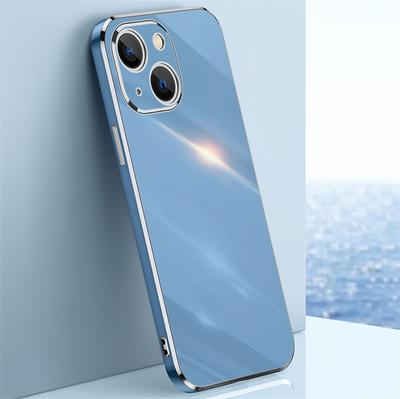 Luksusowe Kwadratowe Platerowane Etui Na iPhone 15 13 12 11 Pro Max 6 7 8 14 Plus XS X XR Silikonowe Gładkie Złote Elektroplaterowane Etui na Telefon