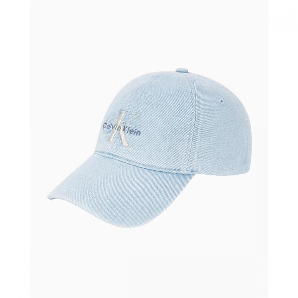 Calvin Klein Unisex Monogram Denim Baseball Cap 4g5007g Lhl