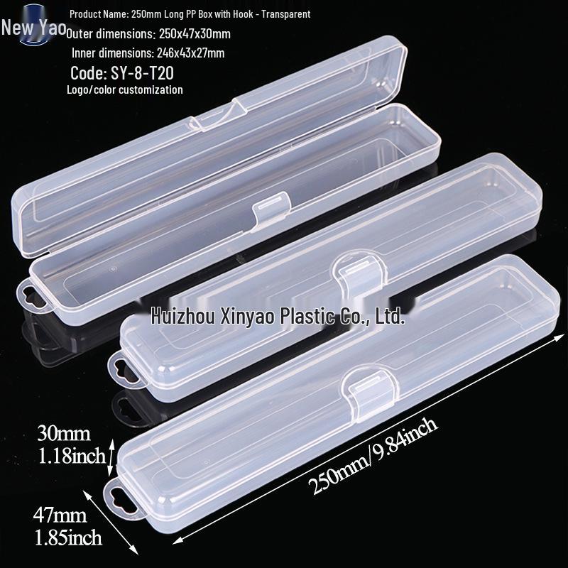 Transparent Travel Toothbrush Case with Drainage and Card Slot