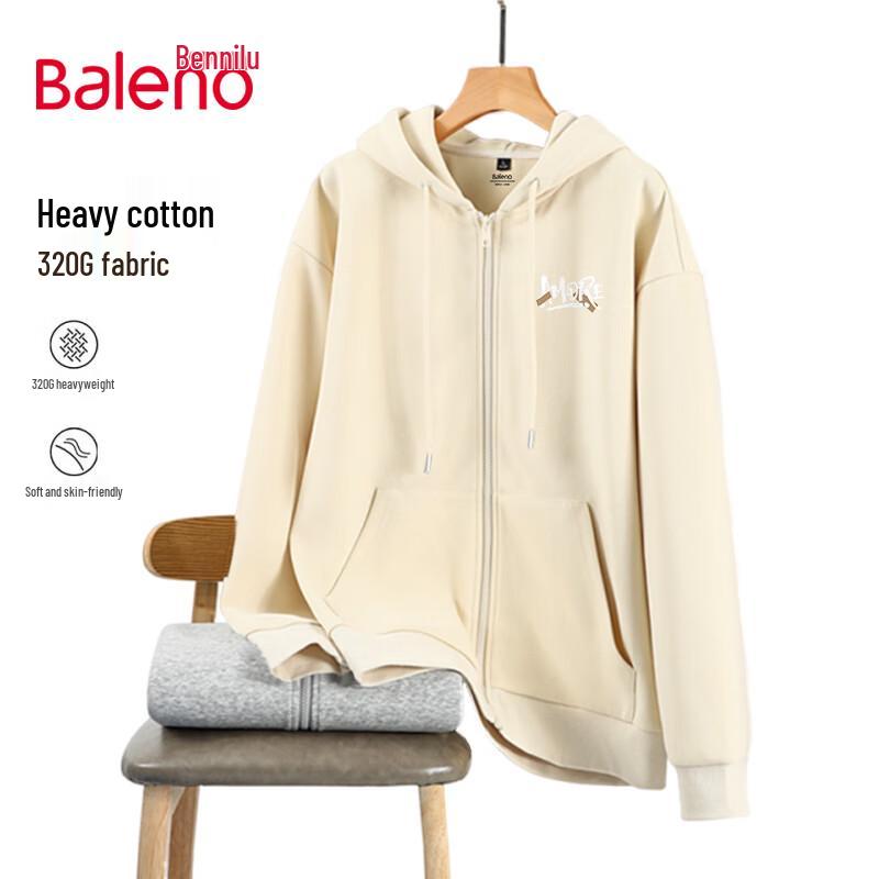 

Baleno Men s Loose-Fit Heavyweight Hooded Zipper Sweatshirt 3XL