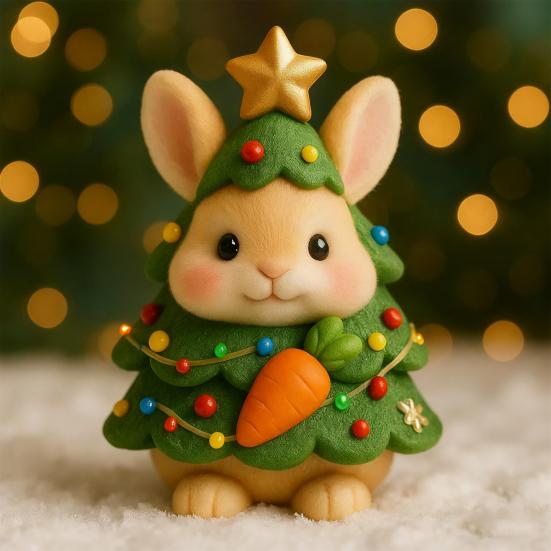 Kreslený Králík Adventní Kalendář 2025 24 Dní Vánoční Odpočítávací Kalendář Interaktivní Sváteční Kalendář Doplněk do Auta