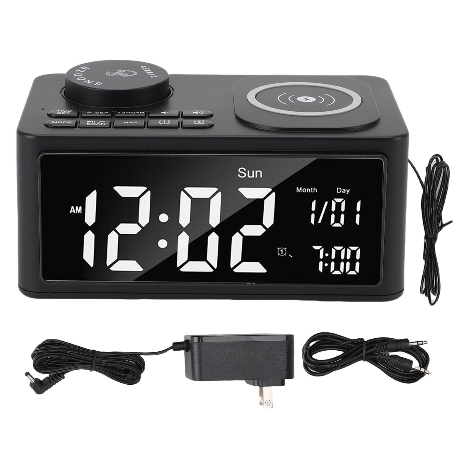 

Беспроводное FM-радио Bluetooth-динамик Четкий цифровой дисплей Будильник Звонки Hi-Fi Звук Bluetooth-динамик для спальни