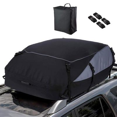 Bolsa de teto de carro à prova de sol e poeira 600D Oxford pano SUV ao ar livre dobrável auto-condução equipamento de viagem bolsa de teto