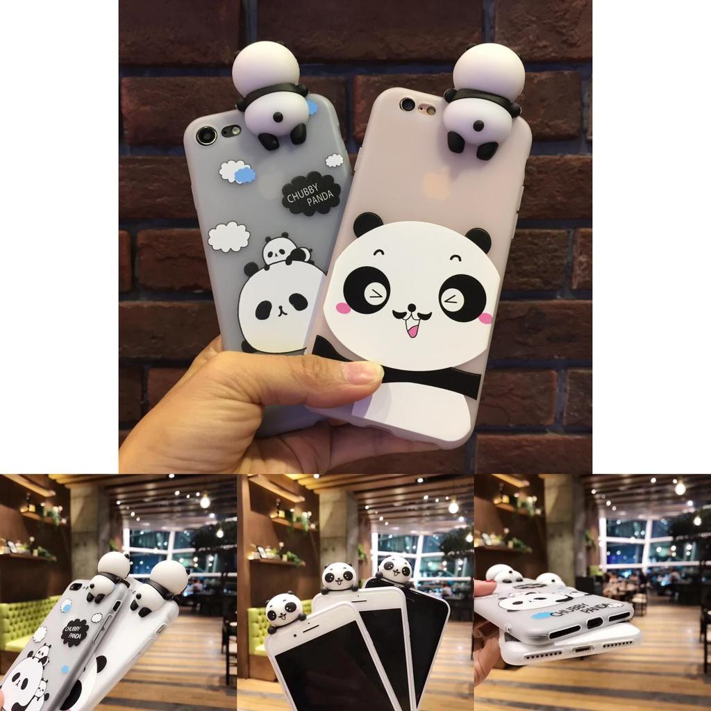 Cute 3d Cartoon Animals Tpu Silicone Phone Case Cover For Iphonex 6s 7 Plus 8