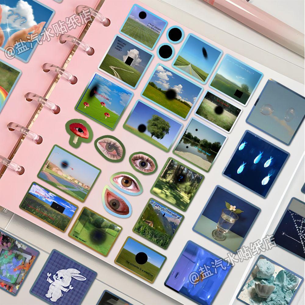 Vintage Dreamcore & Weirdcore Książka z naklejkami: Elementy Y2K i materiały DIY Guka