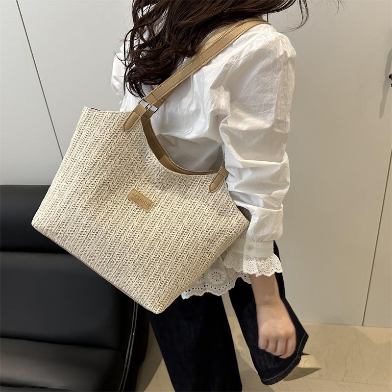 Schöne lässige einfache süße Schulter-Achseltasche Sommer vielseitige Handtasche Pendler Damen Tasche