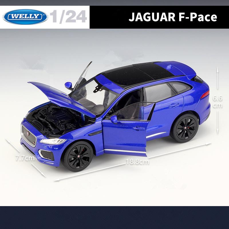 

Модель автомобіля 1:24 JAGUAR F-Pace SUV Alloy Diecast Metal Toy Vehicles High Simulation Collection Дитячі іграшки в подарунок
