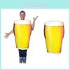 Boccale da Birra Oktoberfest da Uomo Costume di Halloween Abito da Festa per Adulti
