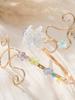 1 Stück Elegantes Blumen- & Schmetterlings-Dekor Verstellbares Armband, Modisch Für Damen-Alltags-, Party- Und Versammlungs-Outfits