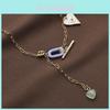 Stylish White Heart Pendant Titanium Steel Necklace For Men And Women Perfect For Gifting