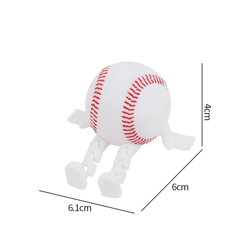 3D Printed Soccor 3D Printed Ball Ornament Desk Accessories Home Decor Soccer Game Gifts Funny Party Favors