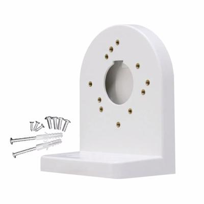 For Cctv Dome Camera Right Angle With Screws Abs Universal Fit Indoor Outdoor Durable Rustproof L Type Bracket Wall Mounted