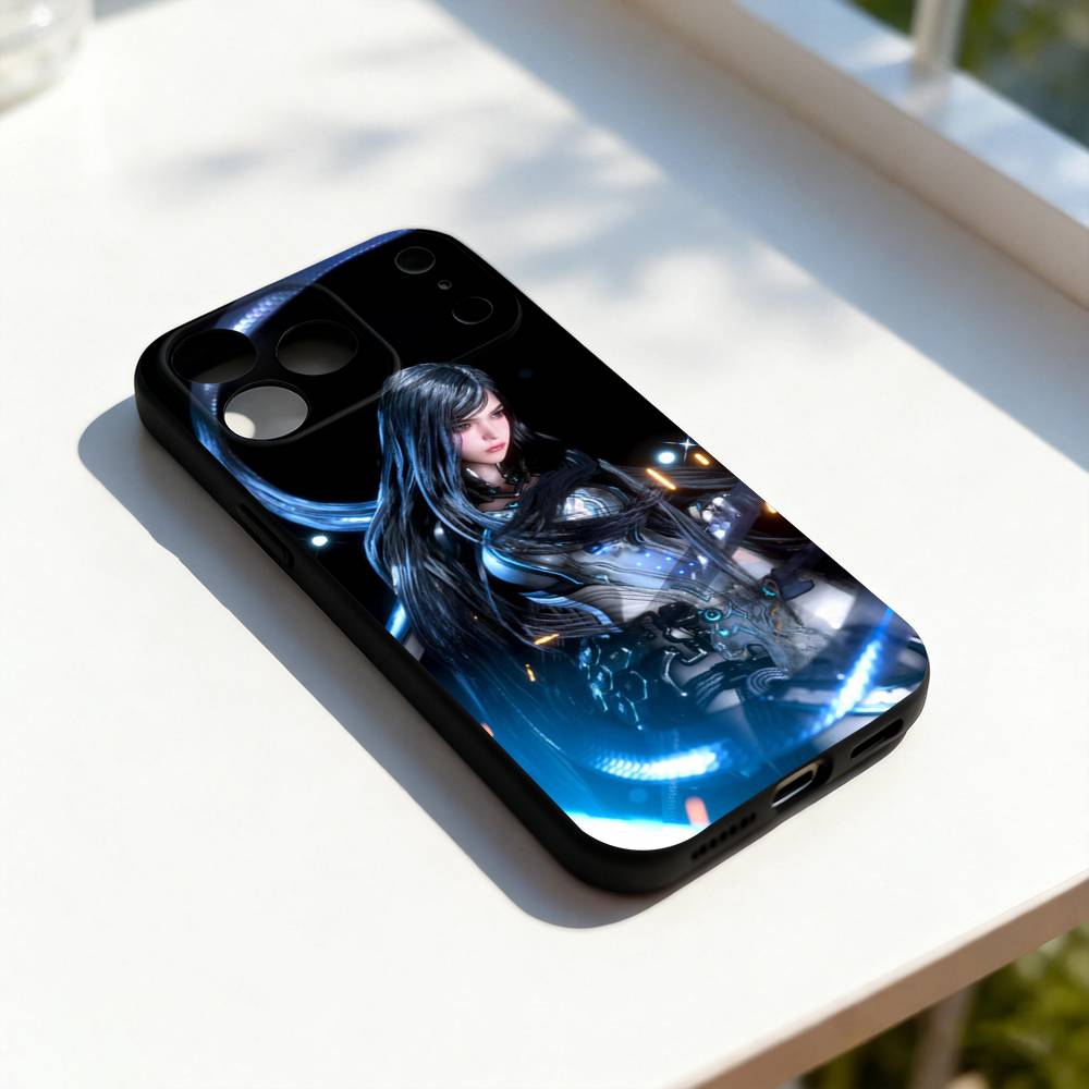 

Game Eve S-Stellar B-Blade Phone Case For iPhone 17,16,15,14,13,12,11,Pro,Max,Plus,E,SE4,Air,Mini Black Soft Cover iPhone12