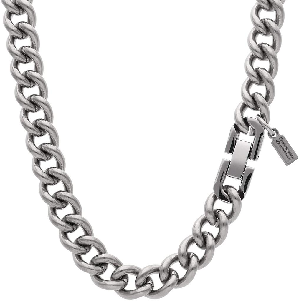 KJ Phiten [Limited Edition] Titanium Kihei Necklace, Length 45-60cm (45cm), Width 8.8mm, Chain, Men's and Women's, Made In Japan