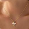Women's Fashionable Simple Cross Pendant Necklace