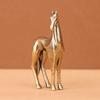 Vintage Mini Pferde Messing Figur Kleine Pferd Feng Shui Ornament Sammler Tier Statue für Büro Tisch Schreibtisch Kaminsims Te Haustier Dekoration