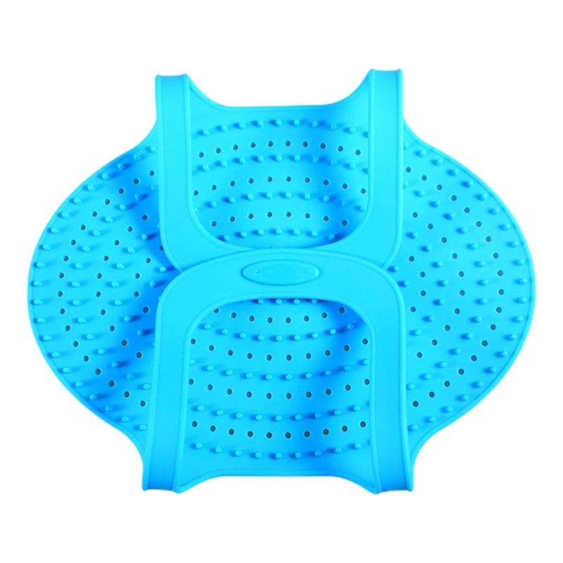Food Grade Silicone Turkey Lift Pad with Locking Handle Heat Resistant Multipurpose Kitchen Cooking Utensil Tool