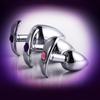 3PCS/Set Metal Anchor Base Outdoor Women's Anal Plug Couple Sex Toy Stainless Steels Man Butt Plug Trainer Adult Sex Anal Masturbator