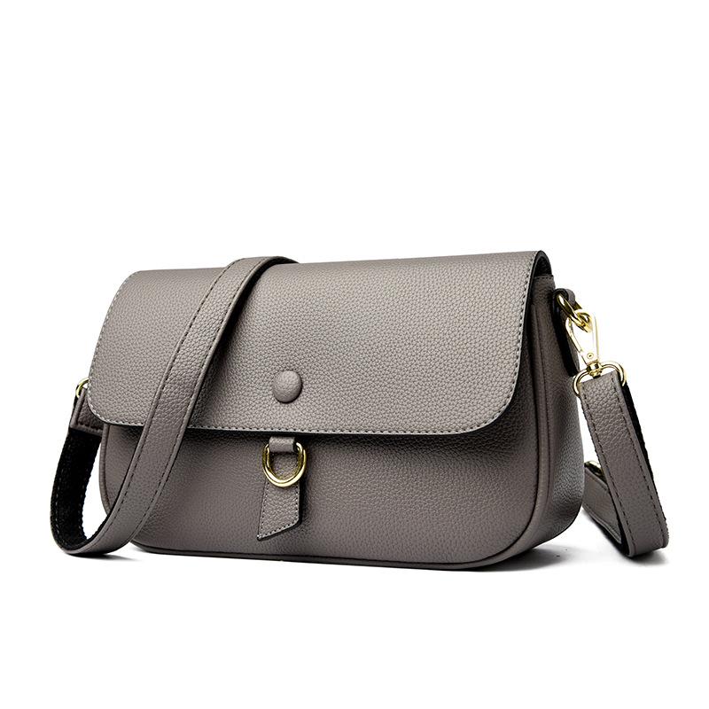 

Korean Style Women s Shoulder Bag - Trendy, Textured, Large Capacity Crossbody for Simple Commuting & Fashionable Look серый