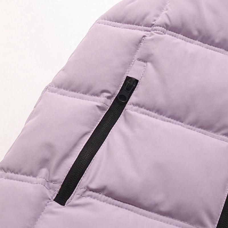 Kids Girls Winter Hooded Vest Sleeveless Warm Coat