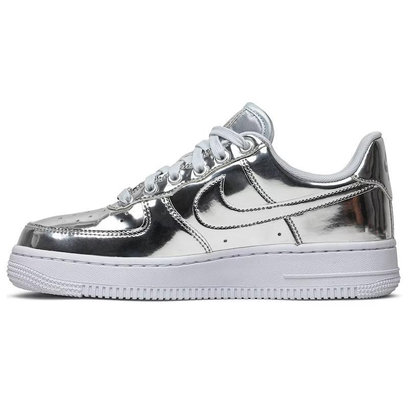 

Nike Женские кроссовки Air Force 1 Sp Liquid Metal Chrome CQ6566-001 44.5