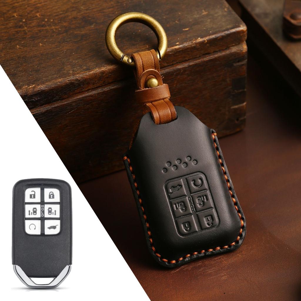 Suitable for Honda key case CRV Lingpai XRV 10th generation Civic Accord Crown Fit leather car key case