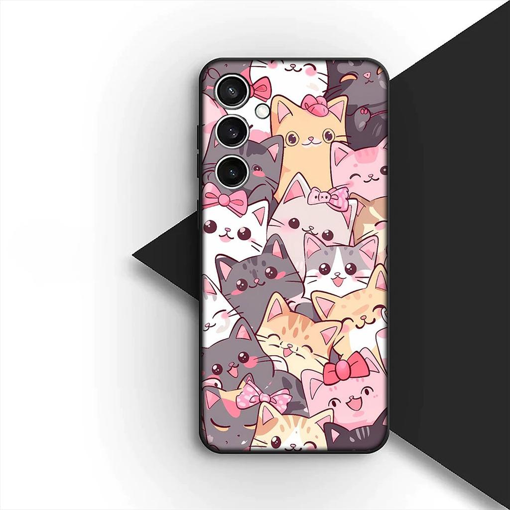Protective Cover for Apple iPhone 12 13 Pro XS Max Mini ProMax X XR Air 13Pro Casing Phone Case Anime Kitten Cat Cartoon