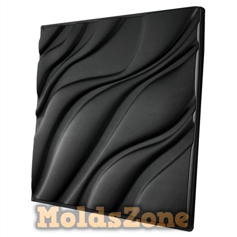 3D Wandpaneel Form für Gips, Putz oder Betonfliese für dekorative Wandpaneele 'Diagonal'