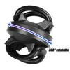Fahrradlichthalterung 360° Drehung Lenkerklemme für LED-Taschenlampe Mountainbike Frontblitz Taschenlampenhalterung