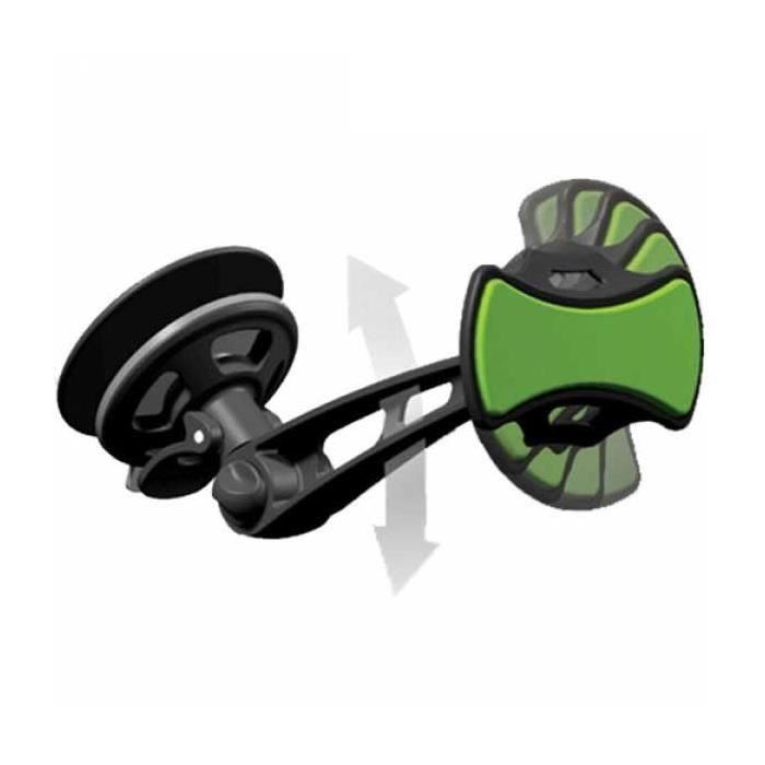 Support universel pour voiture - CATCH & GO - Smartphone - Ventouse - Plastique - Noir