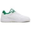 Puma Doublecourt Comfortable Low-Top Sneakers Unisex Sneakers White Green 393284-03