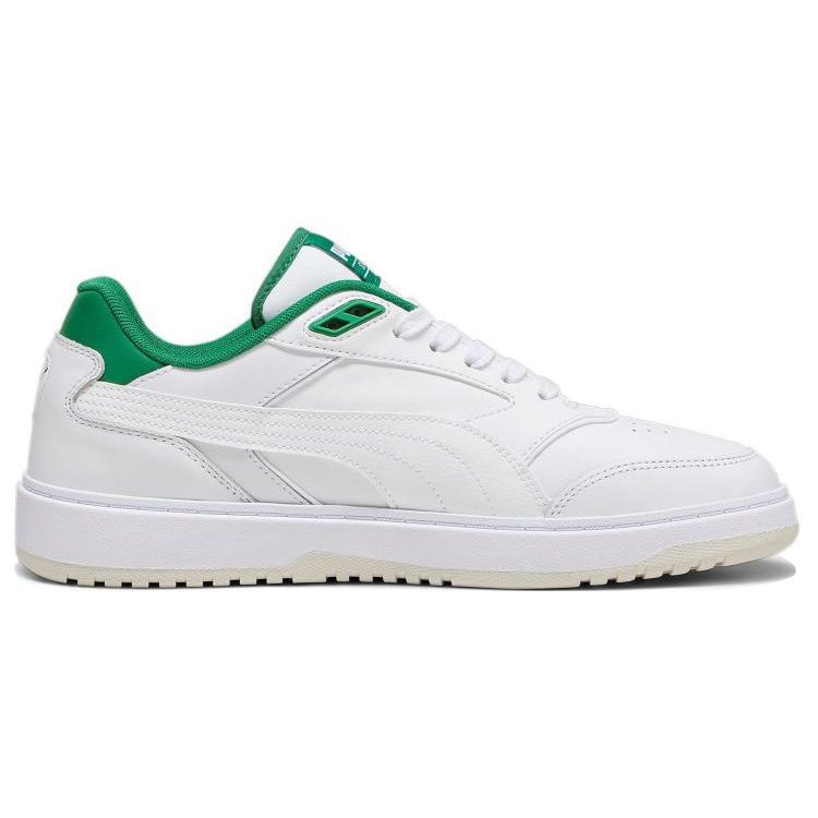 Puma Doublecourt Comfortable Low-Top Sneakers Unisex Sneakers White Green 393284-03