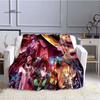 LOUSIDREAM Demon Slayer Blankets for Beds Home Travel Adult Flannel Blanket for Couch Bed Living Room Sofa Child Keep Warm