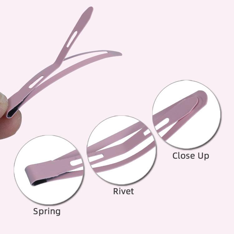 Haarspangen Metall BB-Clips Mädchen Matte Wassertropfen-Clips Gebrochene Haarspangen und Kopfschmuck