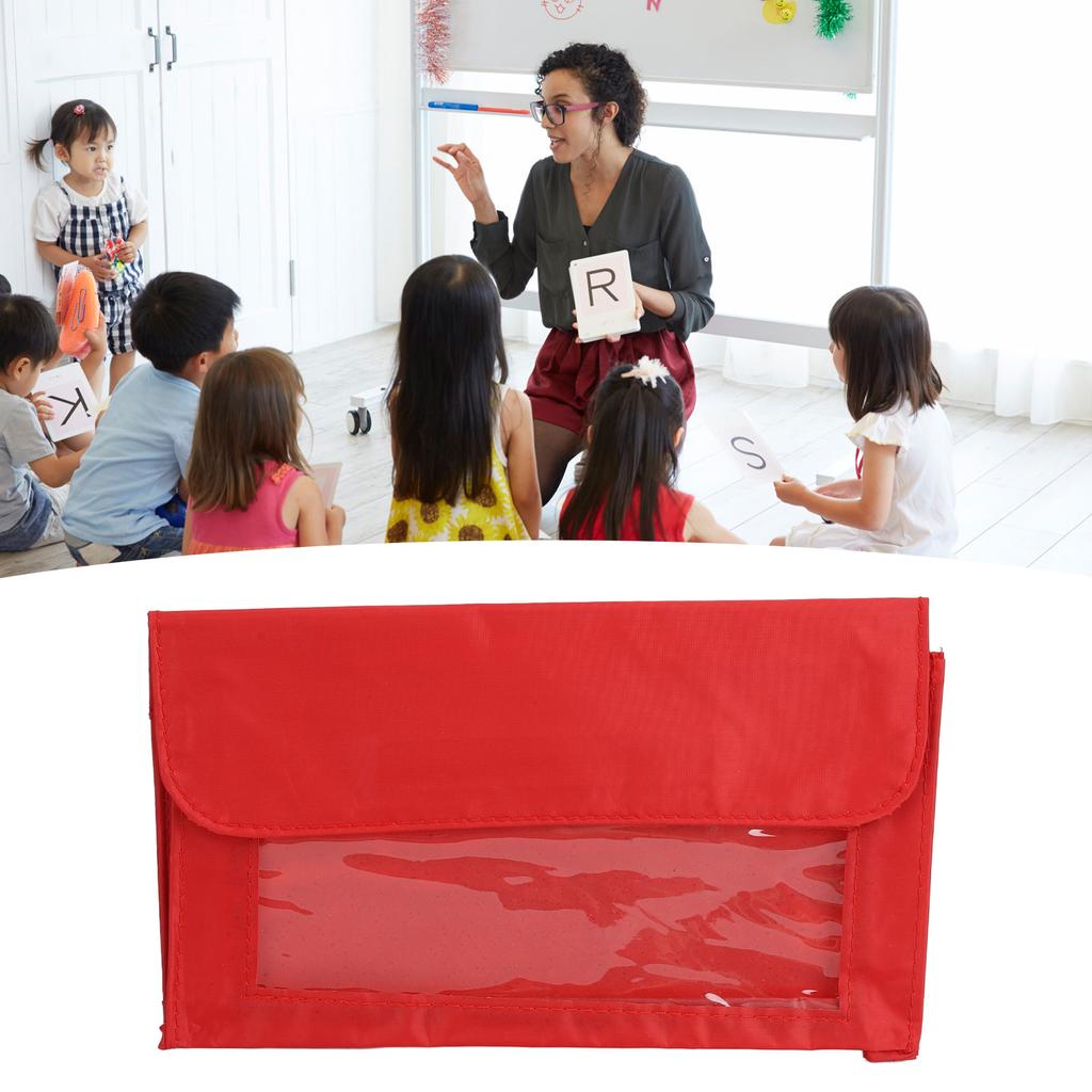 Magnetic Learning Resource Pockets Portable Storage Magnetic Whiteboard Accessory Pockets for School Hospital