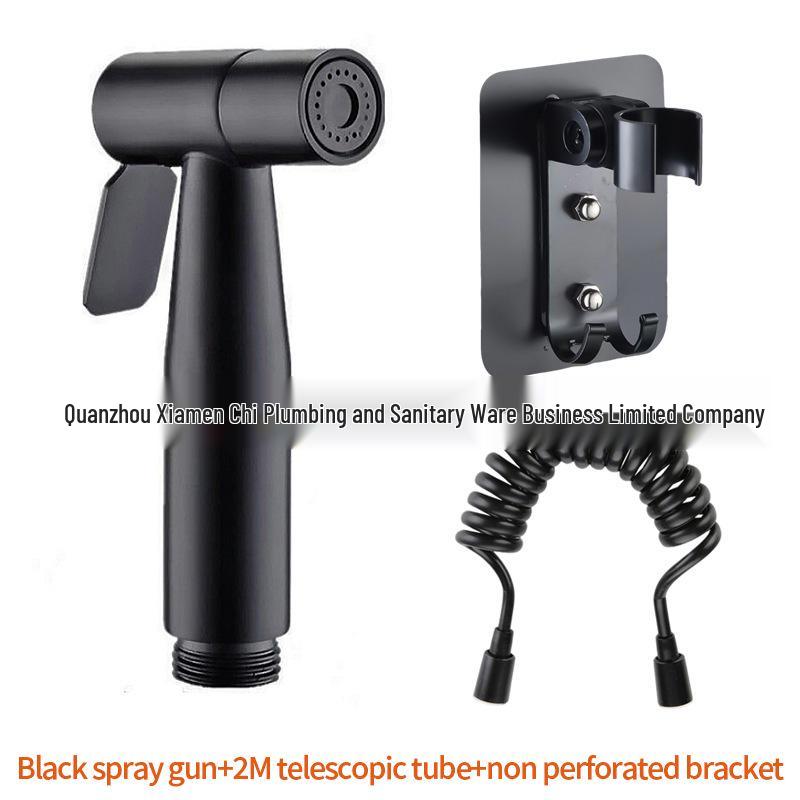 304 Stainless Steel High-Pressure Bidet Spray Gun for Toilets